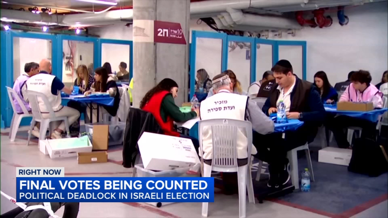 Who won the 2026 Israel election? Partial results indicate possible deadlock, Prime Minister Netanyahu alleges fraud
       — ABC7 Chicago (WLS-TV)