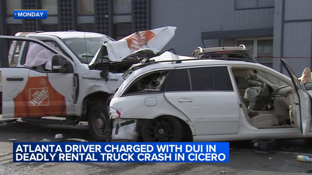 Atlanta man charged with DUI in crash that killed 74-year-old man in Cicero, police say
       — ABC7 Chicago (WLS-TV)