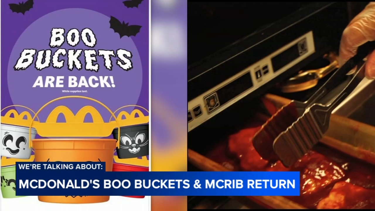 McDonald's Boo Buckets and McRib return for limited time
       — Evanston Community news