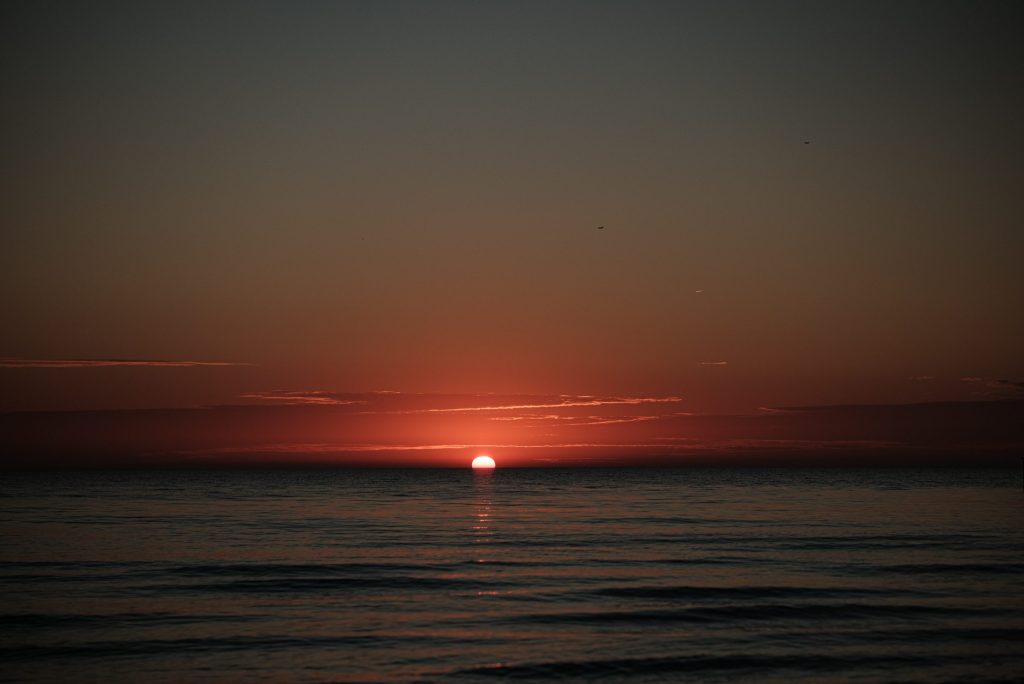 Spectacular late October sunrise — Evanston RoundTable